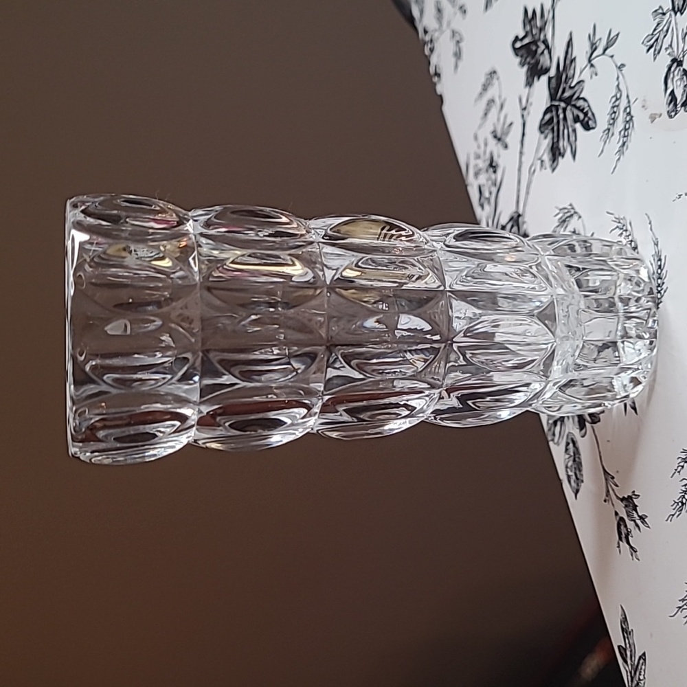 Fostoria Vintage Crystal Bud Vase In Grace Pattern